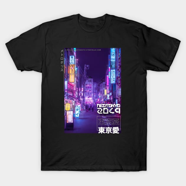 Tokyo Neon Garden T-Shirt by TKL